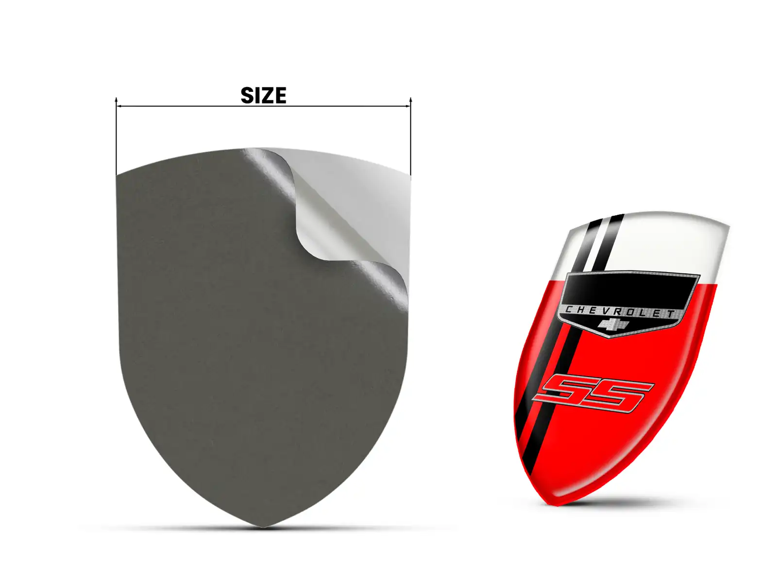 Chevrolet Adesivi Vinile Auto su Misura Resistenti Corsa Robusti